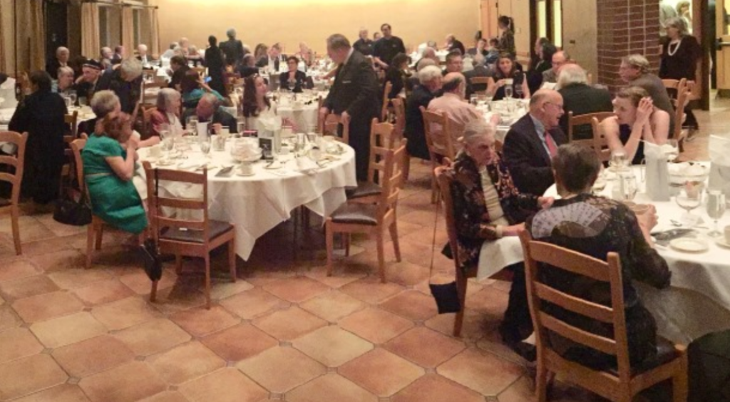 Patrons and St. Martin's members at a gala event